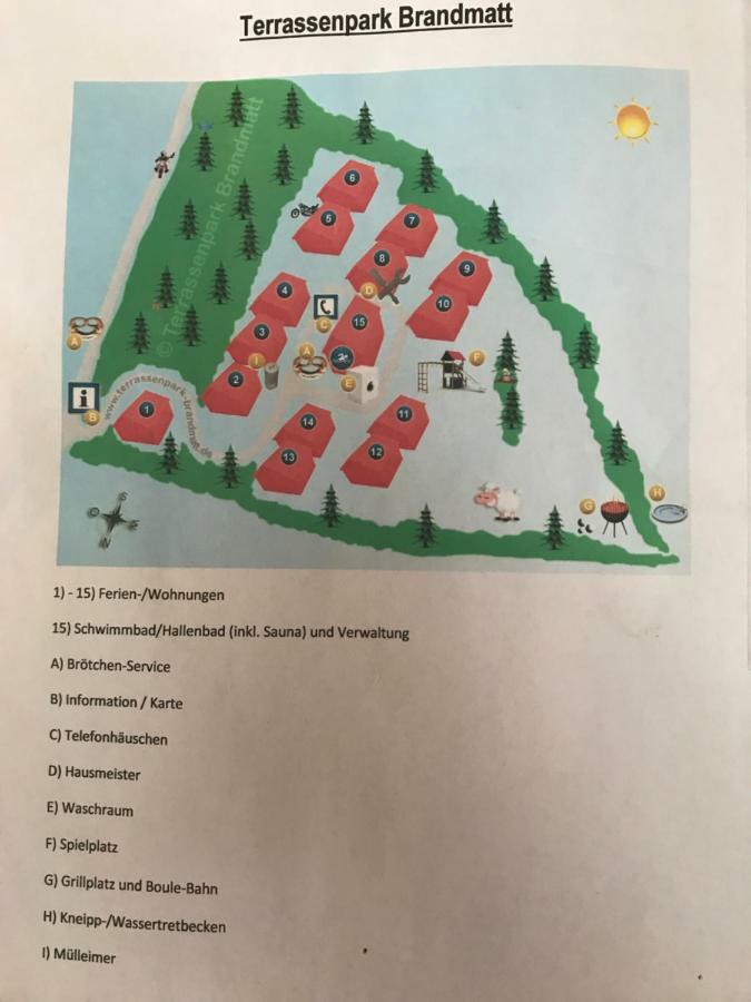Brandmatt Ferienwohnung Im Terrassenpark Sasbachwalden מראה חיצוני תמונה